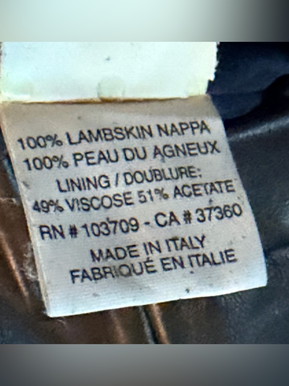 Armani Collezioni Black Leather Waistband Detail - Picture 7 of 7